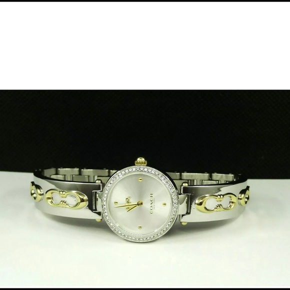 ⭐️NEW COACH PARK 14503277 TwoTone Stainless Steel Crystal Accented MSRP $480.00 - Picture 4 of 12